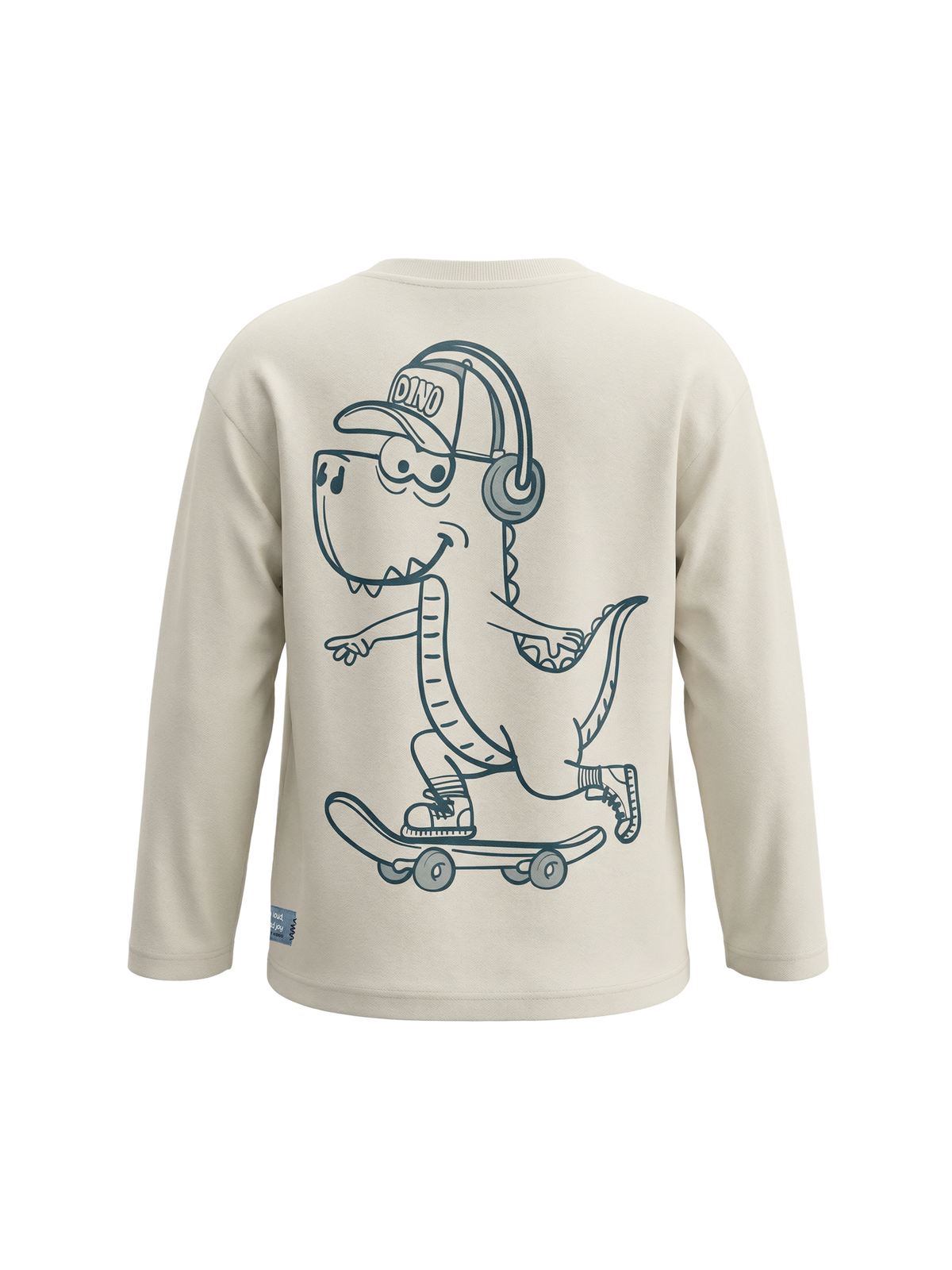 Cream Skater Dino | Póló fiúknak - laza szabás