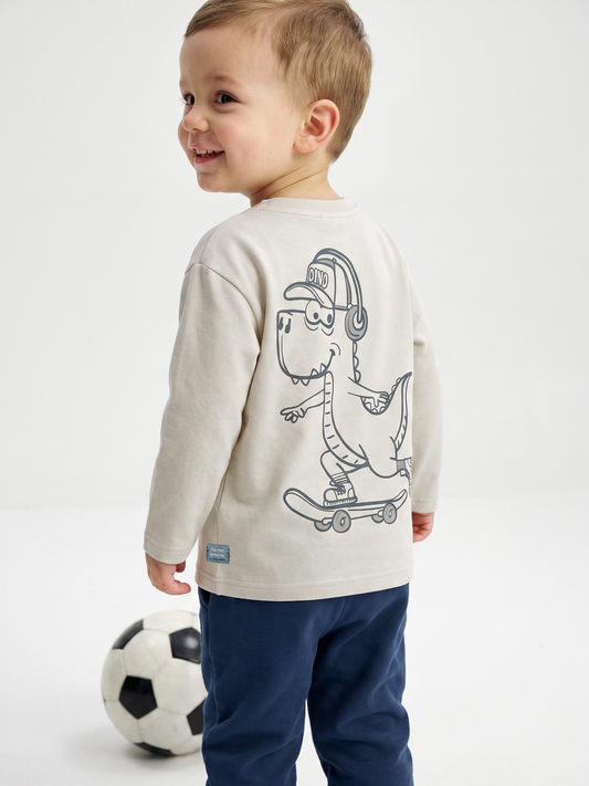 Cream Skater Dino | Póló fiúknak - laza szabás