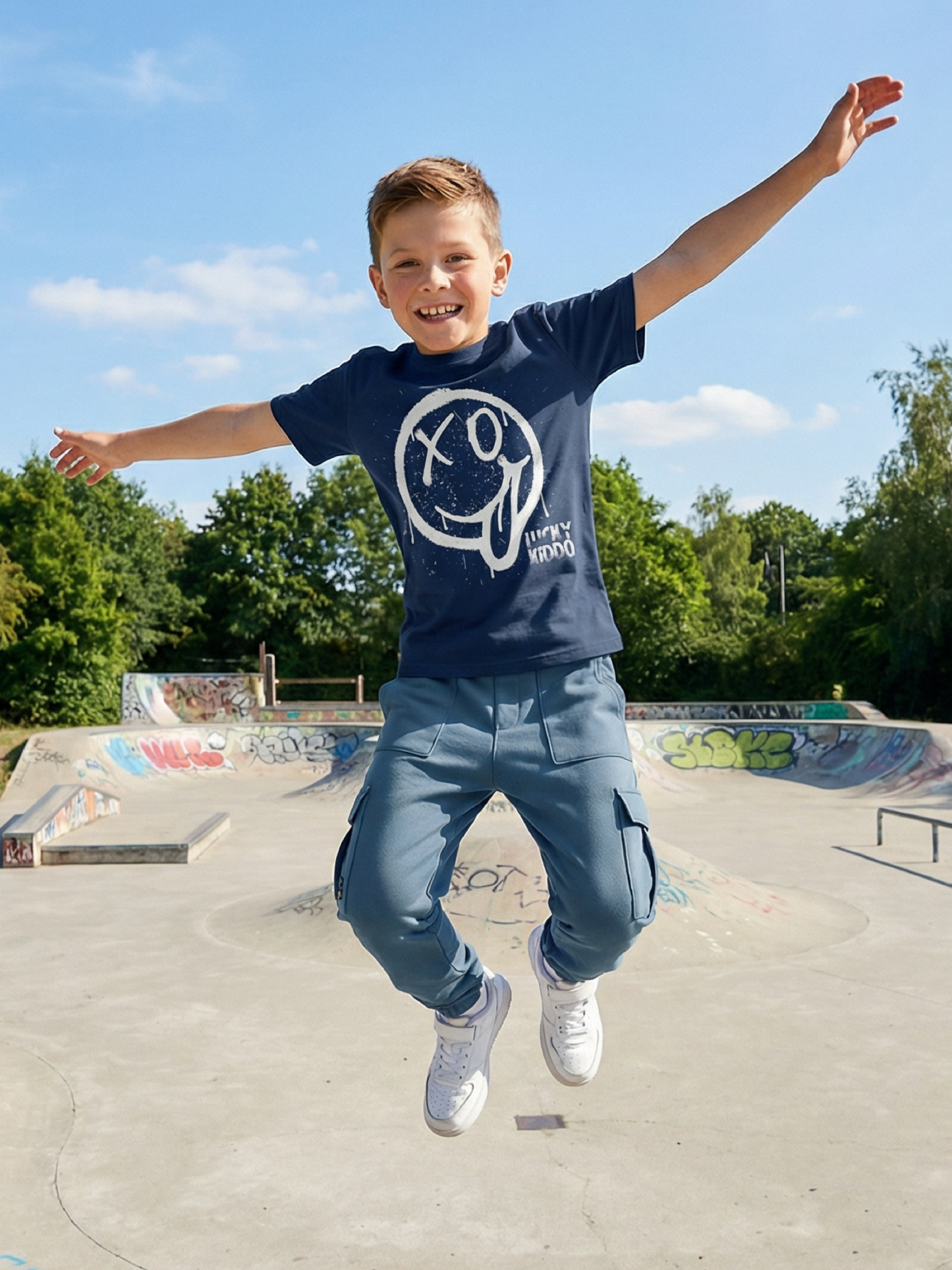 Graffiti Smile Rock | Rövid ujjú póló fiúknak
