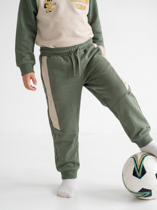 Sage Green | Fiú melegítőnadrág - laza szabás