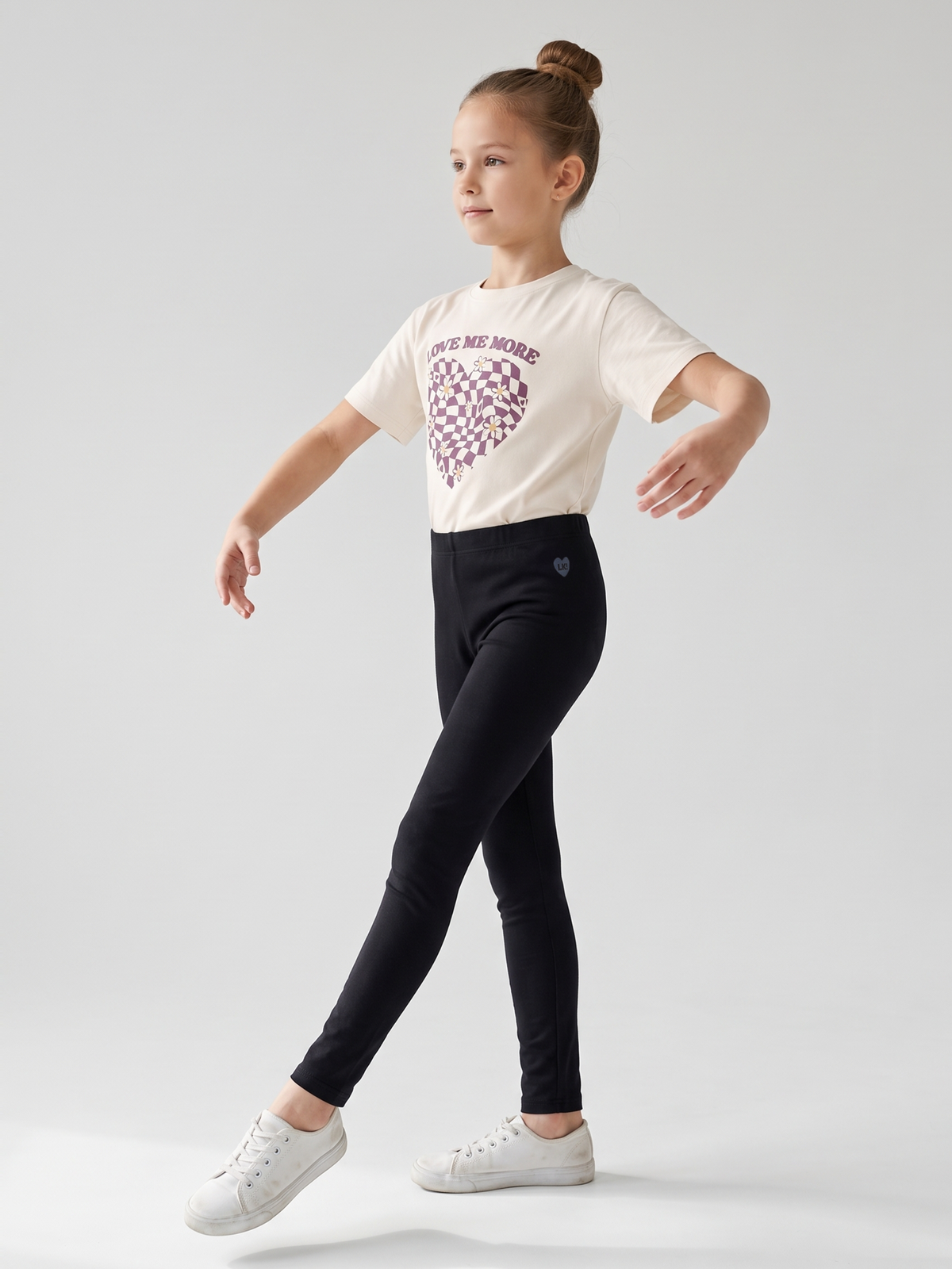 Onyx Cozy | Bélelt lány leggings - klasszikus szabás