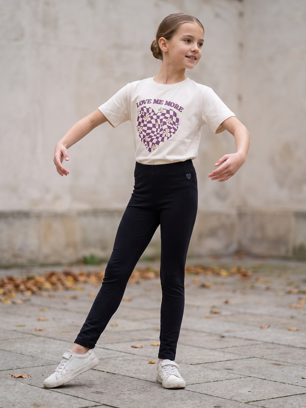 Onyx Cozy | Bélelt lány leggings - klasszikus szabás