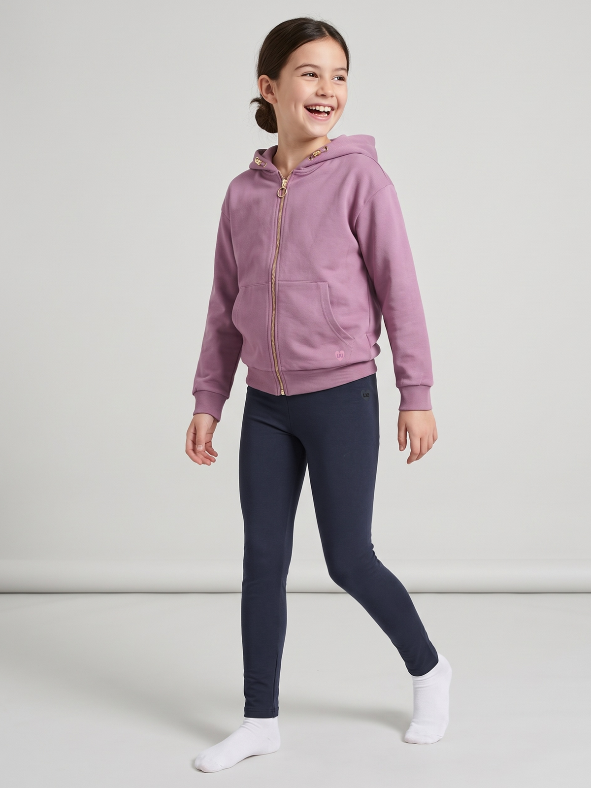 Deep Navy | Leggings lányoknak - klasszikus szabás