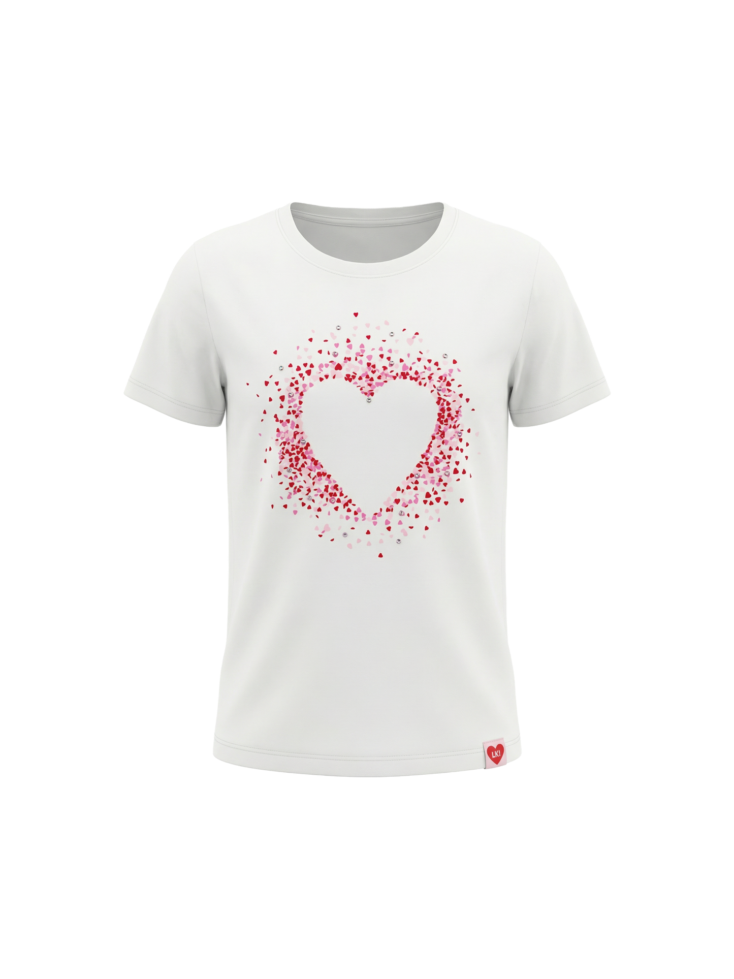Sparkling Heart Wishes | Rövid ujjú póló lányoknak