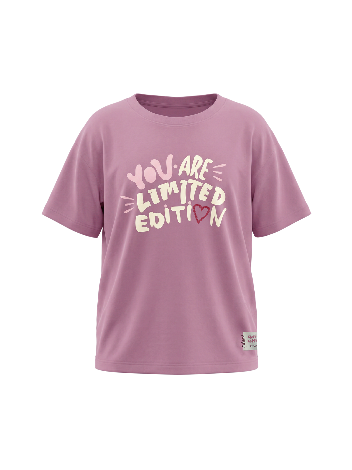 Lilac Limited Edition | Rövid ujjú póló lányoknak - laza szabás