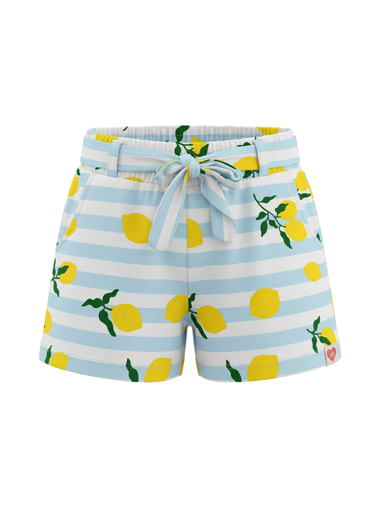 Lemon Stripe Breeze | Rövidnadrág lányoknak