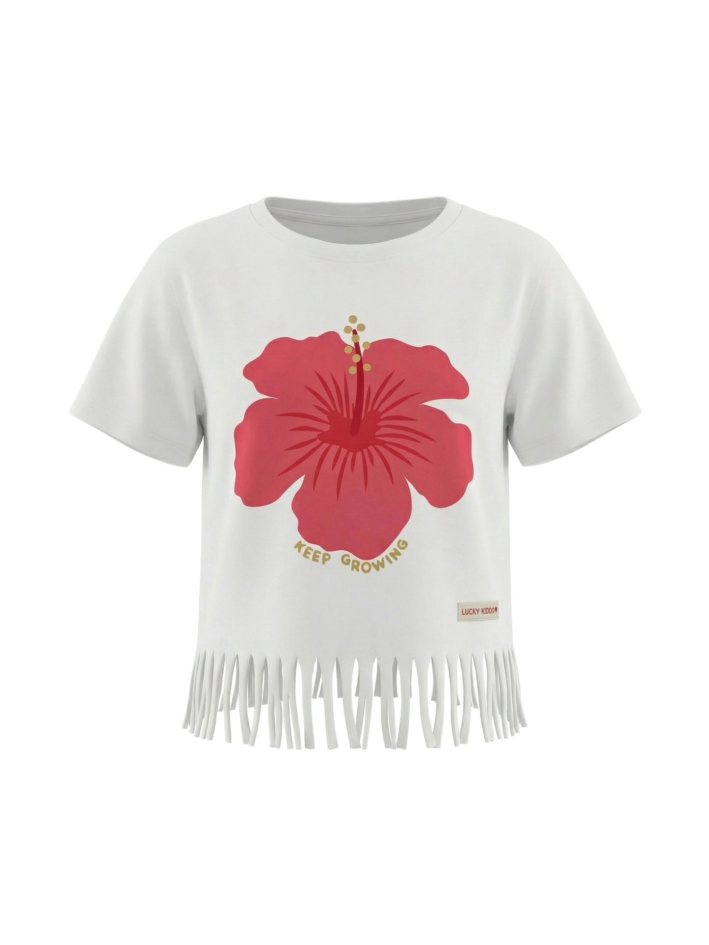 Hibiscus Fringe Dream | Rövid ujjú póló lányoknak