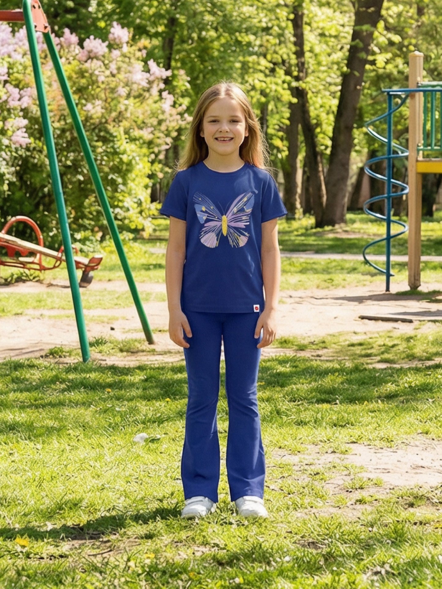 Starry Sky Flare Dance | Lány leggings