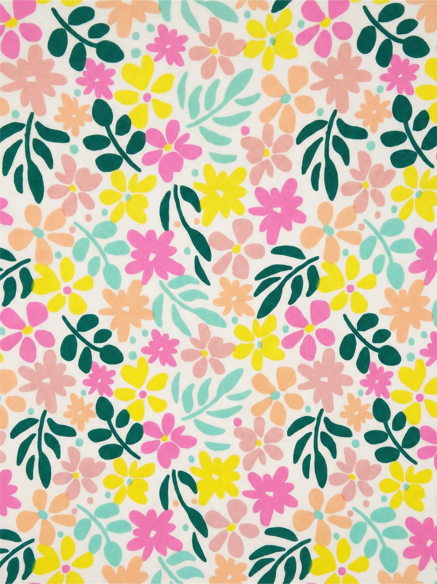 Pastel Flower Flutter | Rövid ujjú póló lányoknak