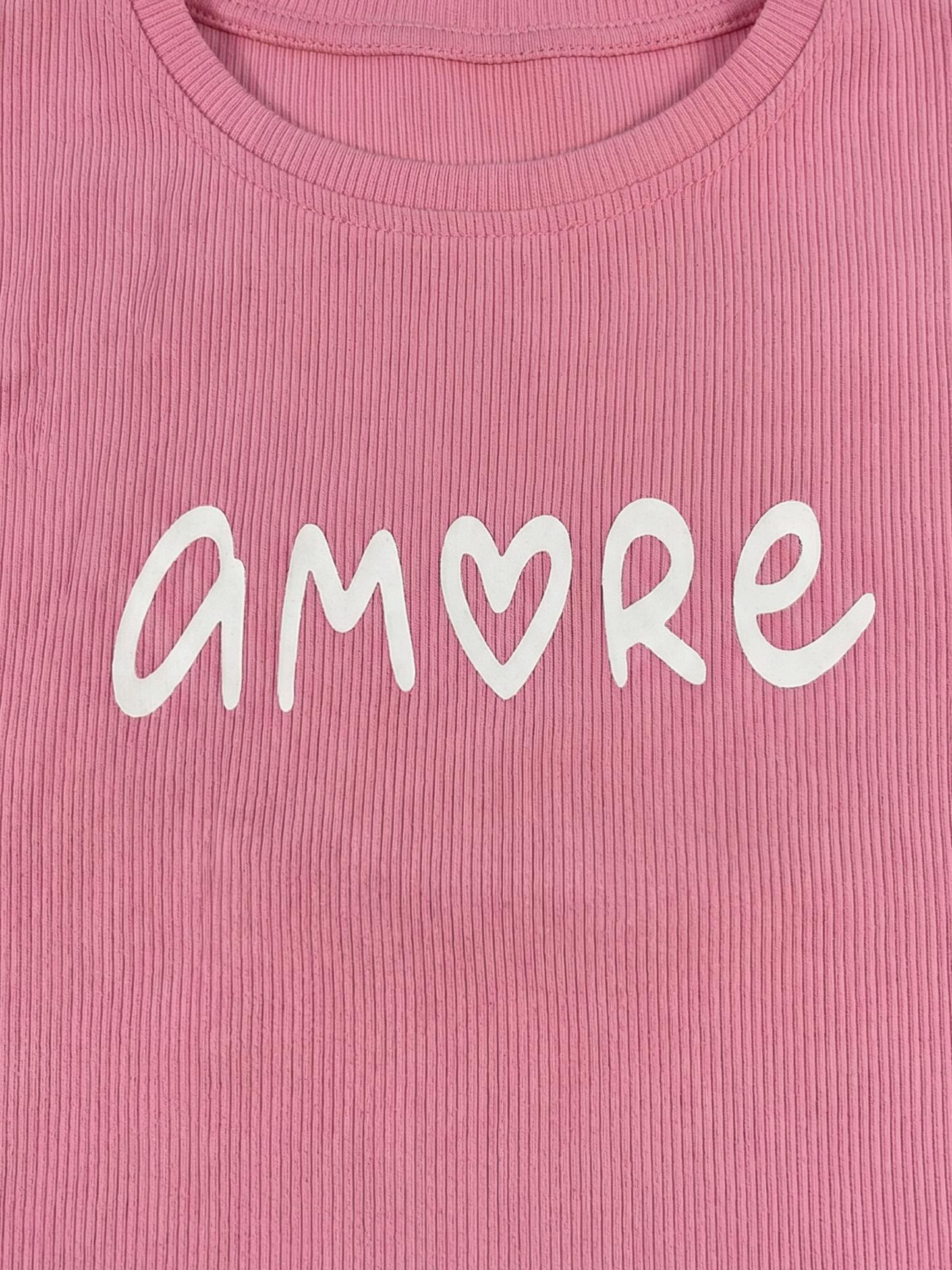 Amore Heart Glow | Rövid ujjú póló lányoknak