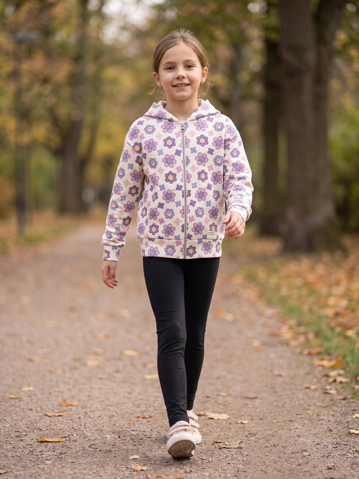 Night Classic | Bélelt lány leggings