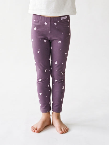 Plum Stars | Bélelt lány leggings