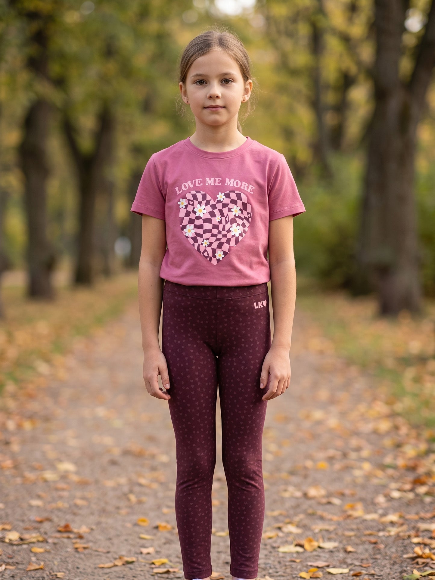 Berry Hearts | Bélelt lány leggings
