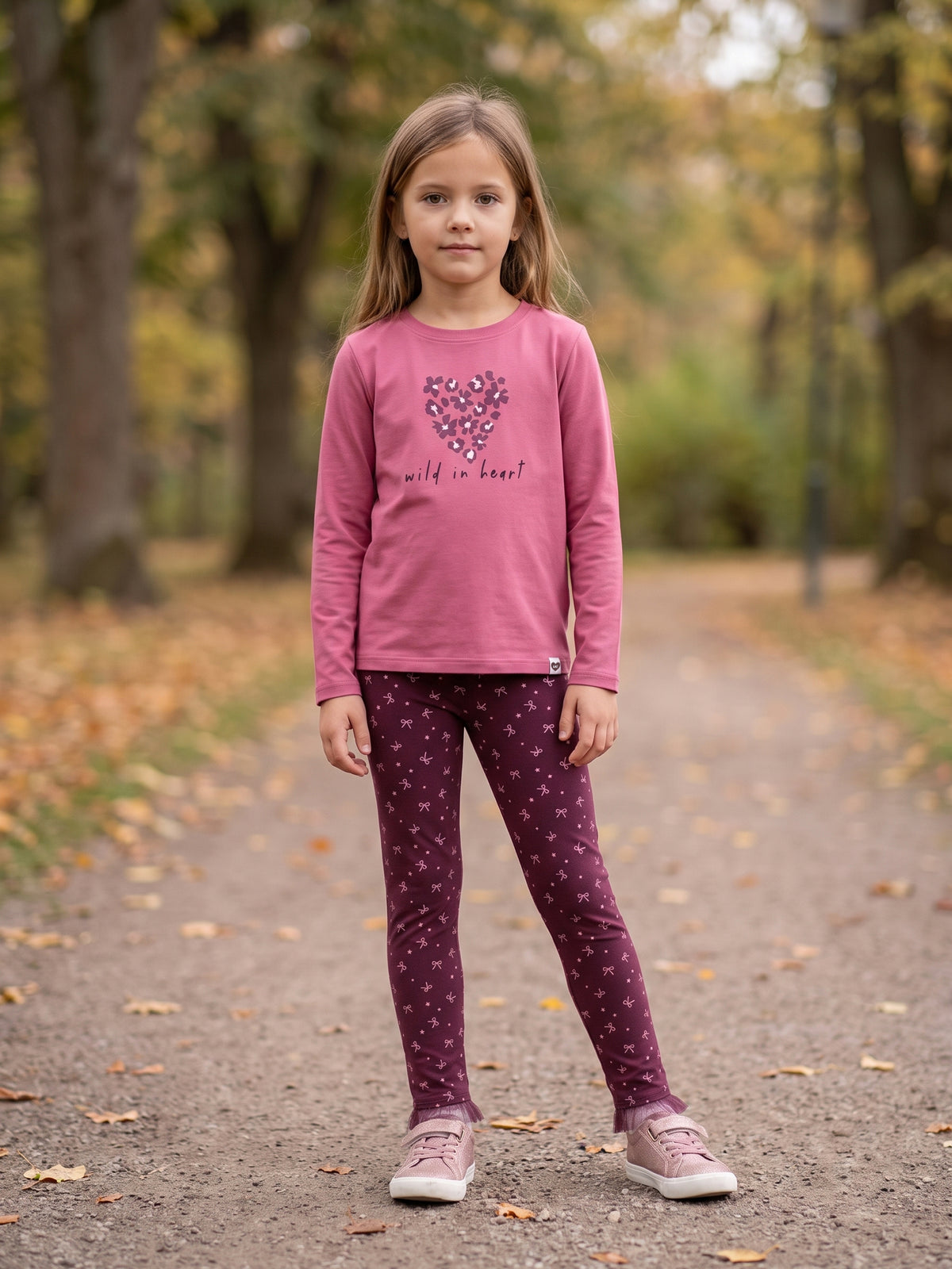 Berry Bows | Bélelt lány leggings