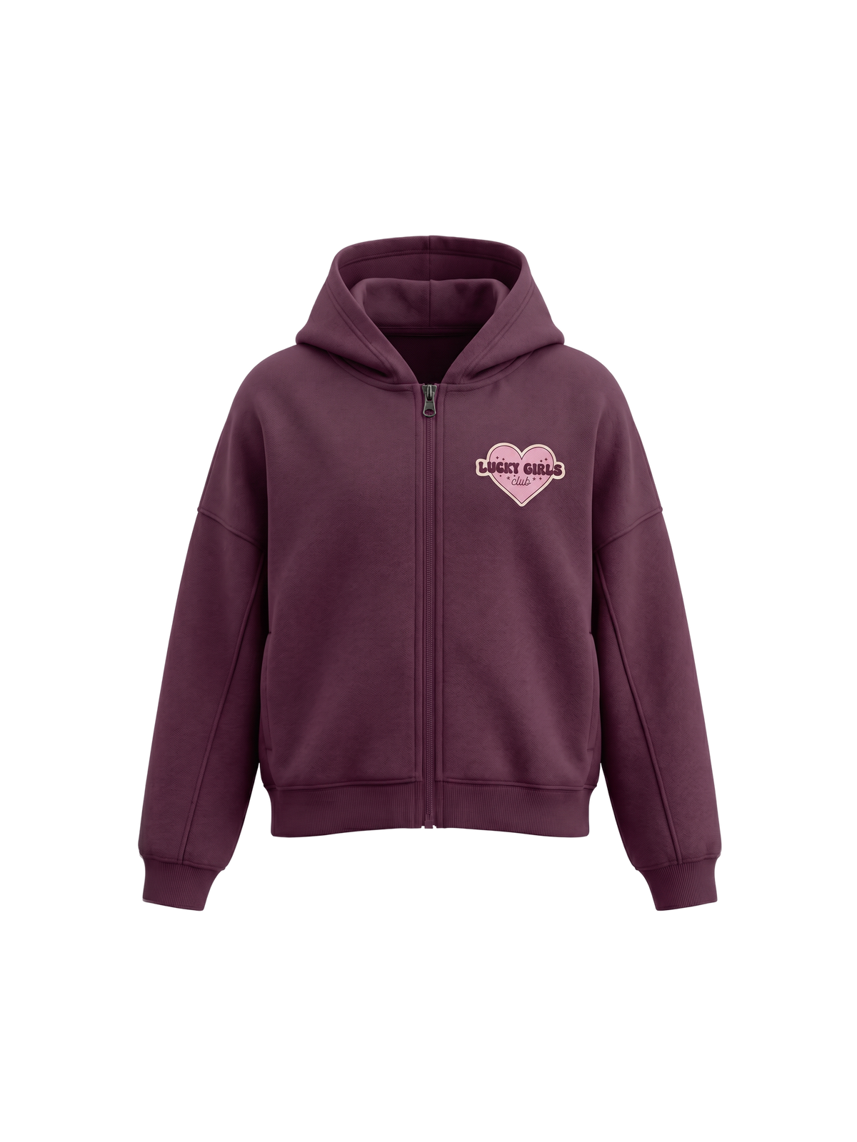 Damson Heart | Kapucnis dzseki lányoknak - oversized szabás
