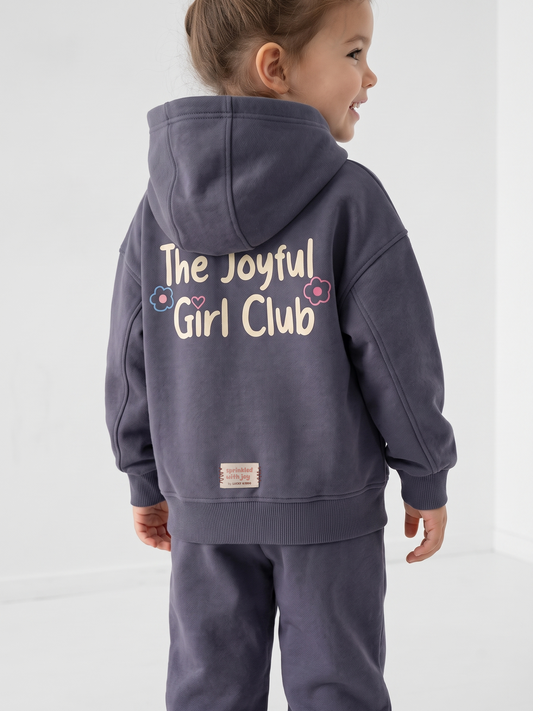 Heron Joyful Club | Bélelt kapucnis dzseki lányoknak - oversized szabás