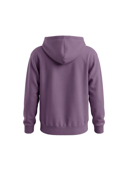 Plum Ruffle | Bélelt cipzáras kapucnis pulóver lányoknak - klasszikus szabás