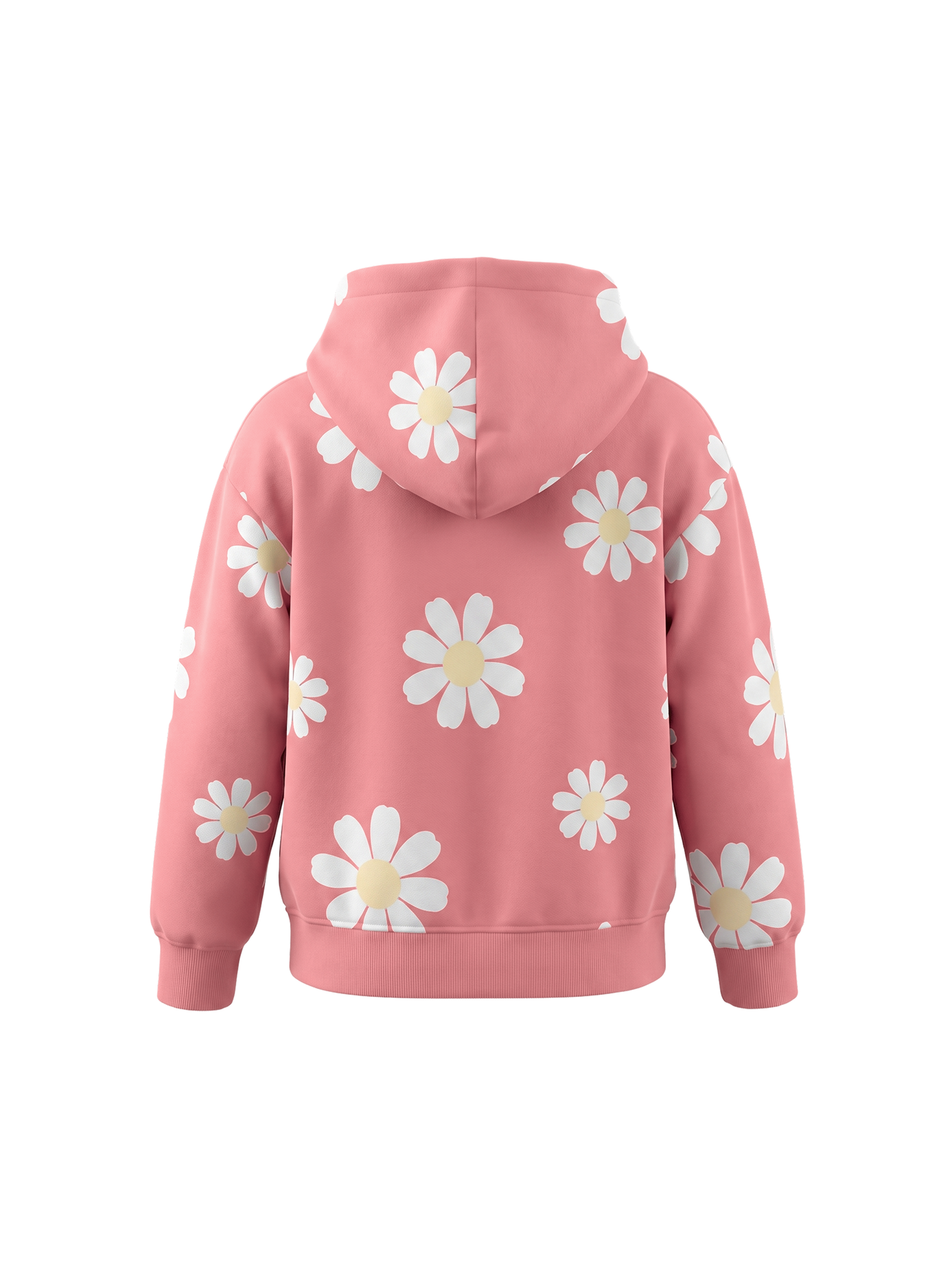 Peach Daisy Field | Kapucnis dzseki lányoknak - klasszikus szabás