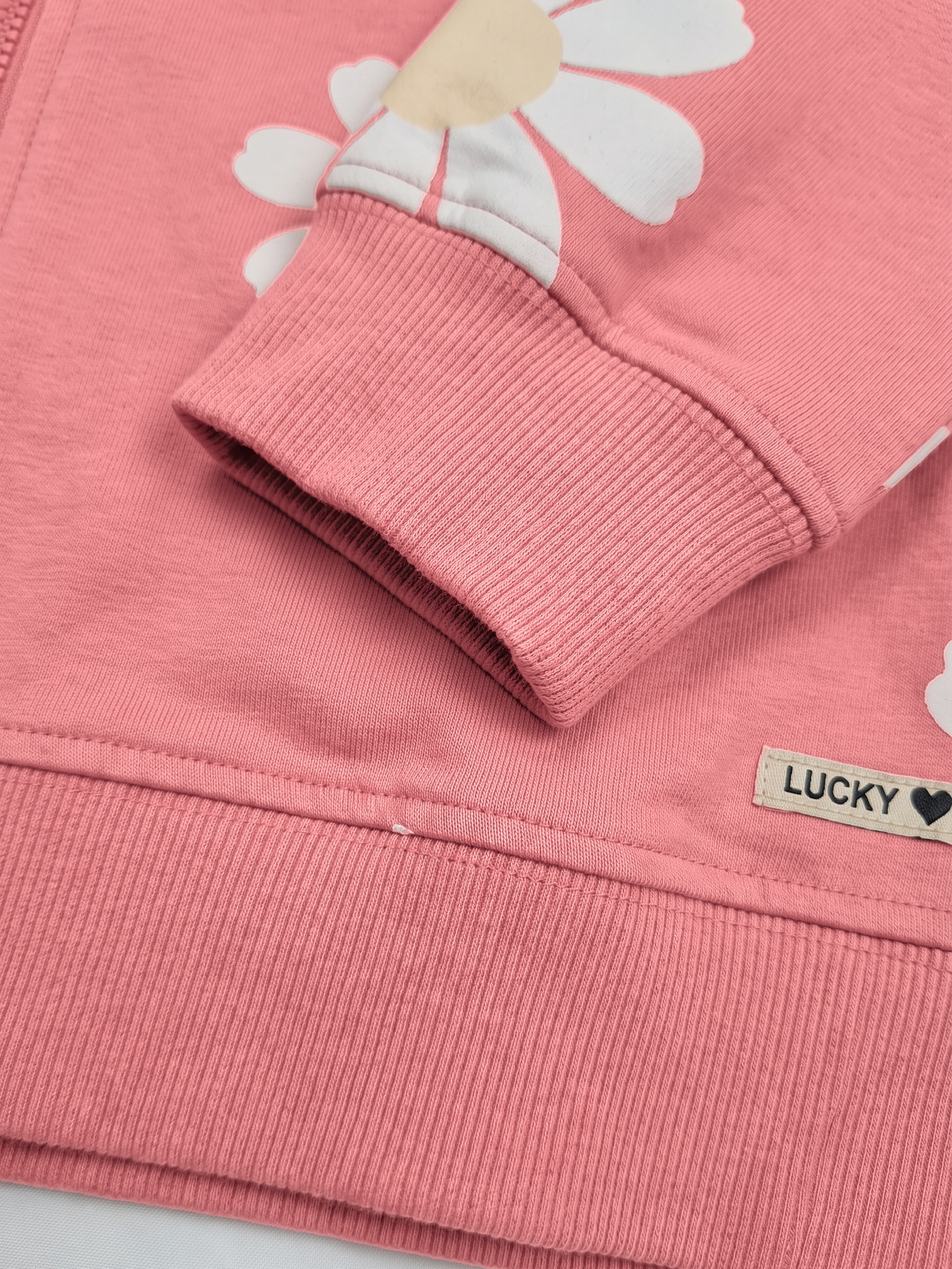 Peach Daisy Field | Kapucnis dzseki lányoknak - klasszikus szabás