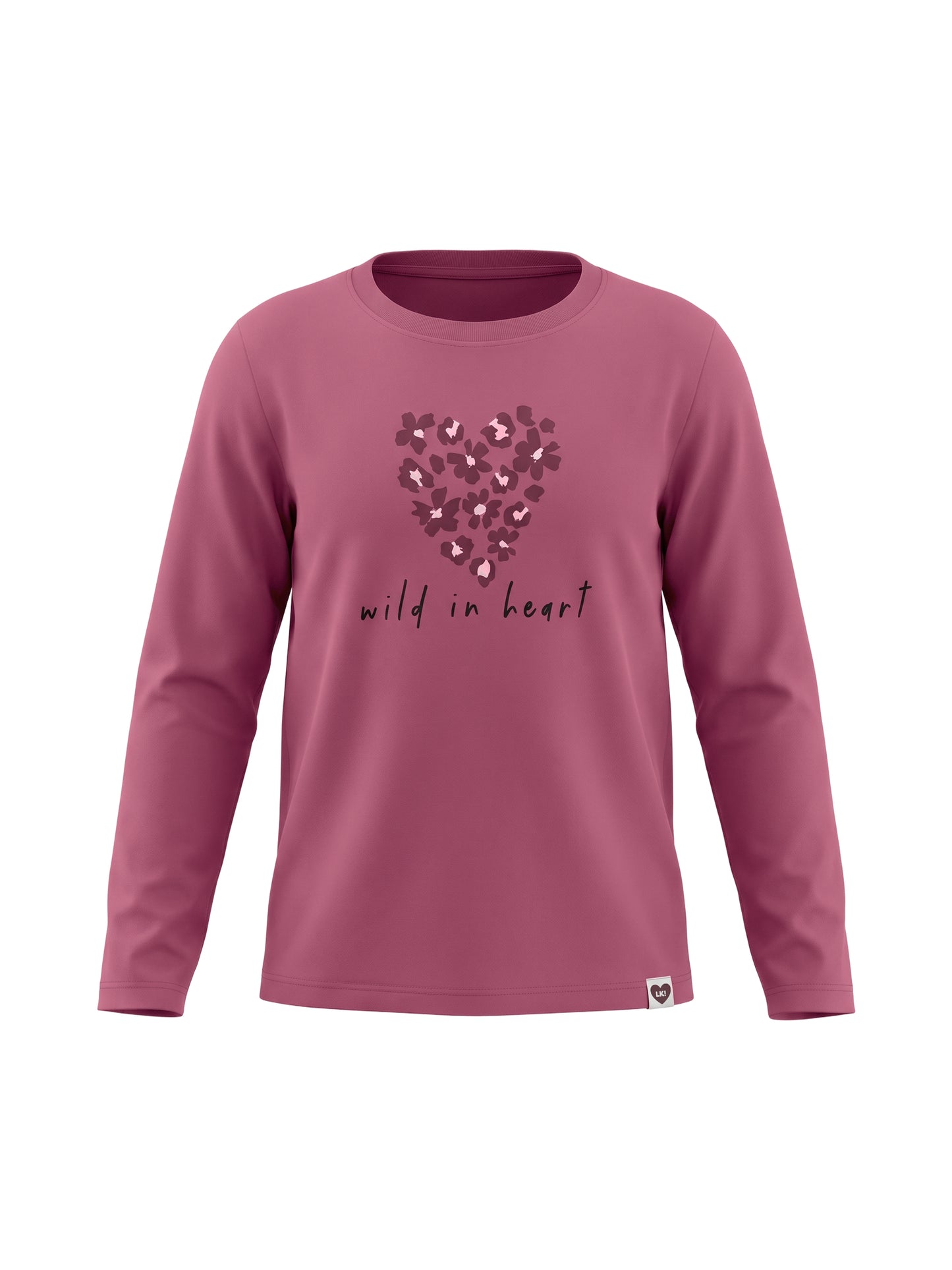 Raspberry Wild Heart | Póló lányoknak - klasszikus szabás