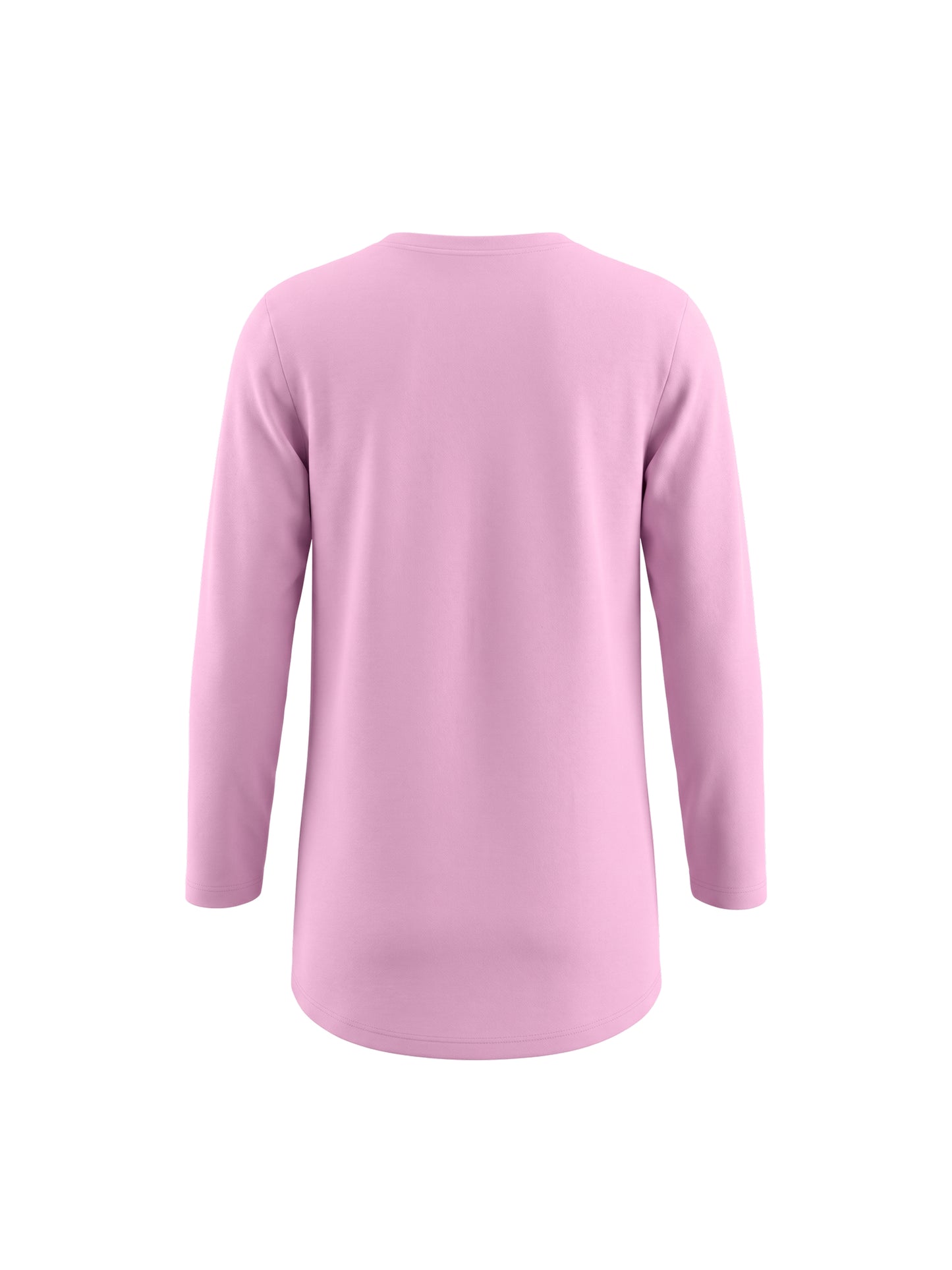 Pink Leopard Heart | Hosszú ujjú tunika lányoknak - klasszikus szabás