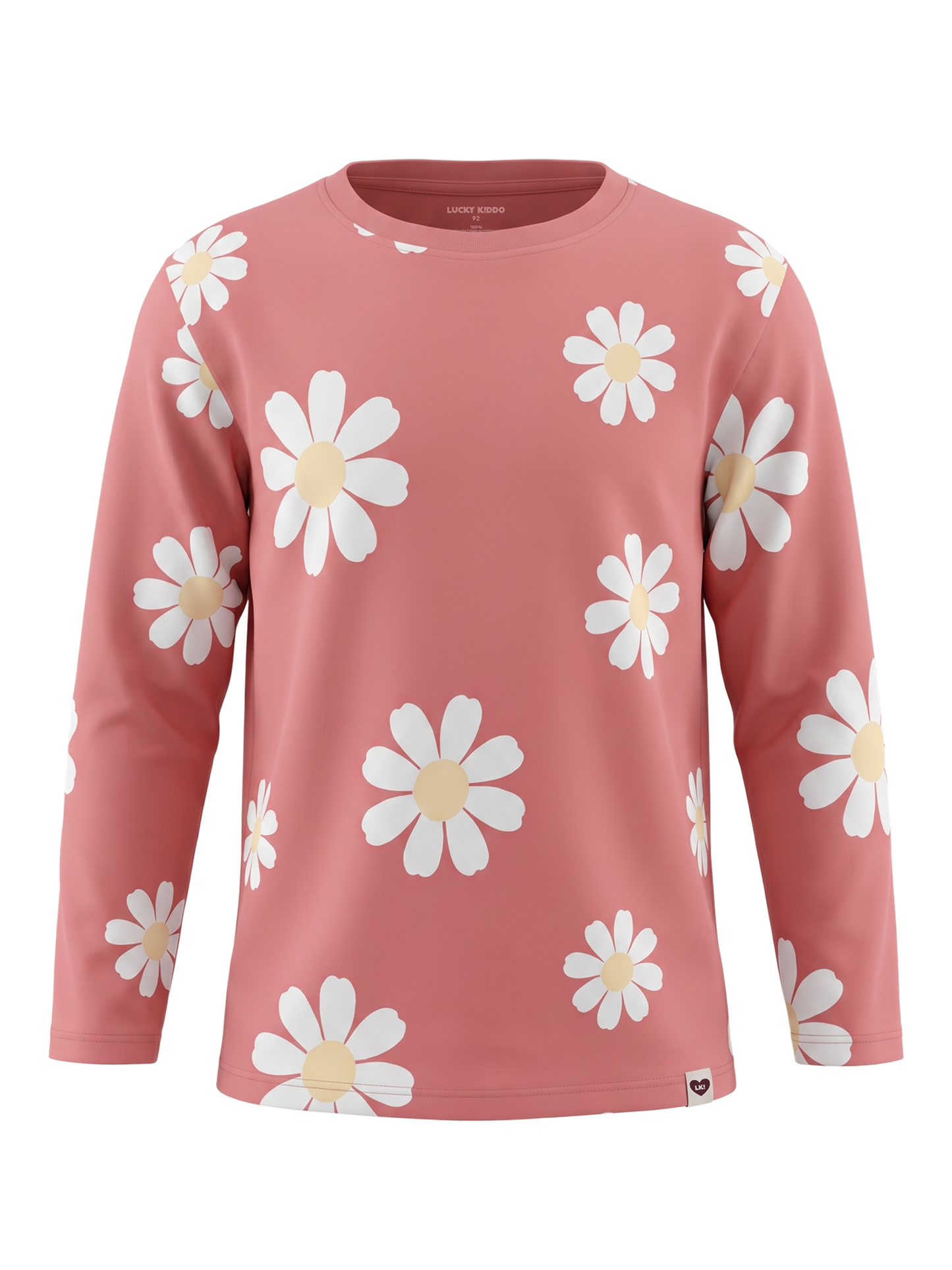 Peach Daisy Field | Póló lányoknak - laza szabás
