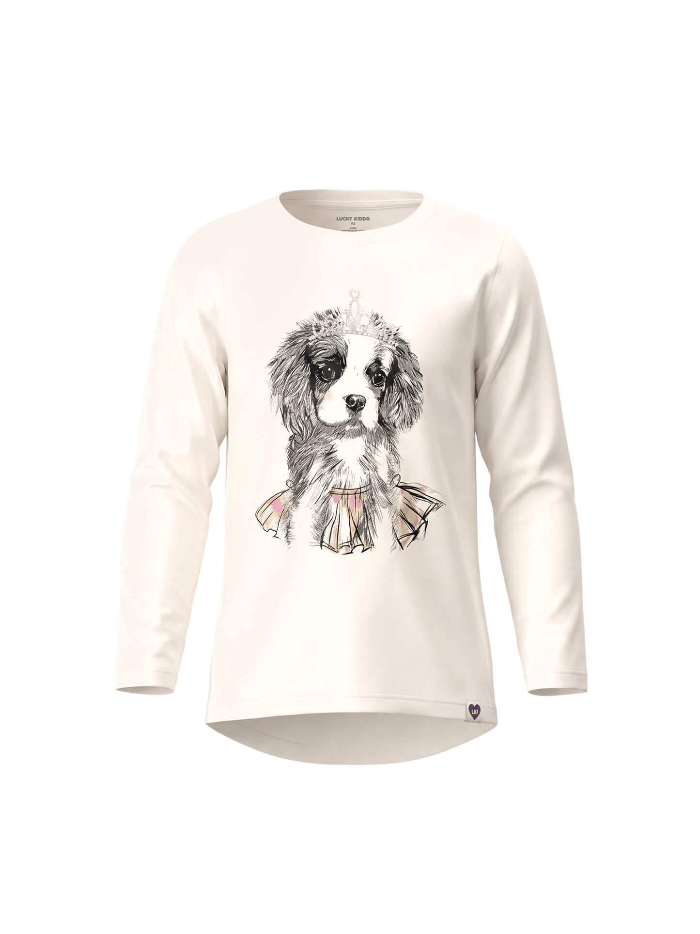 White Princess Dog | Tunika lányoknak - klasszikus szabás