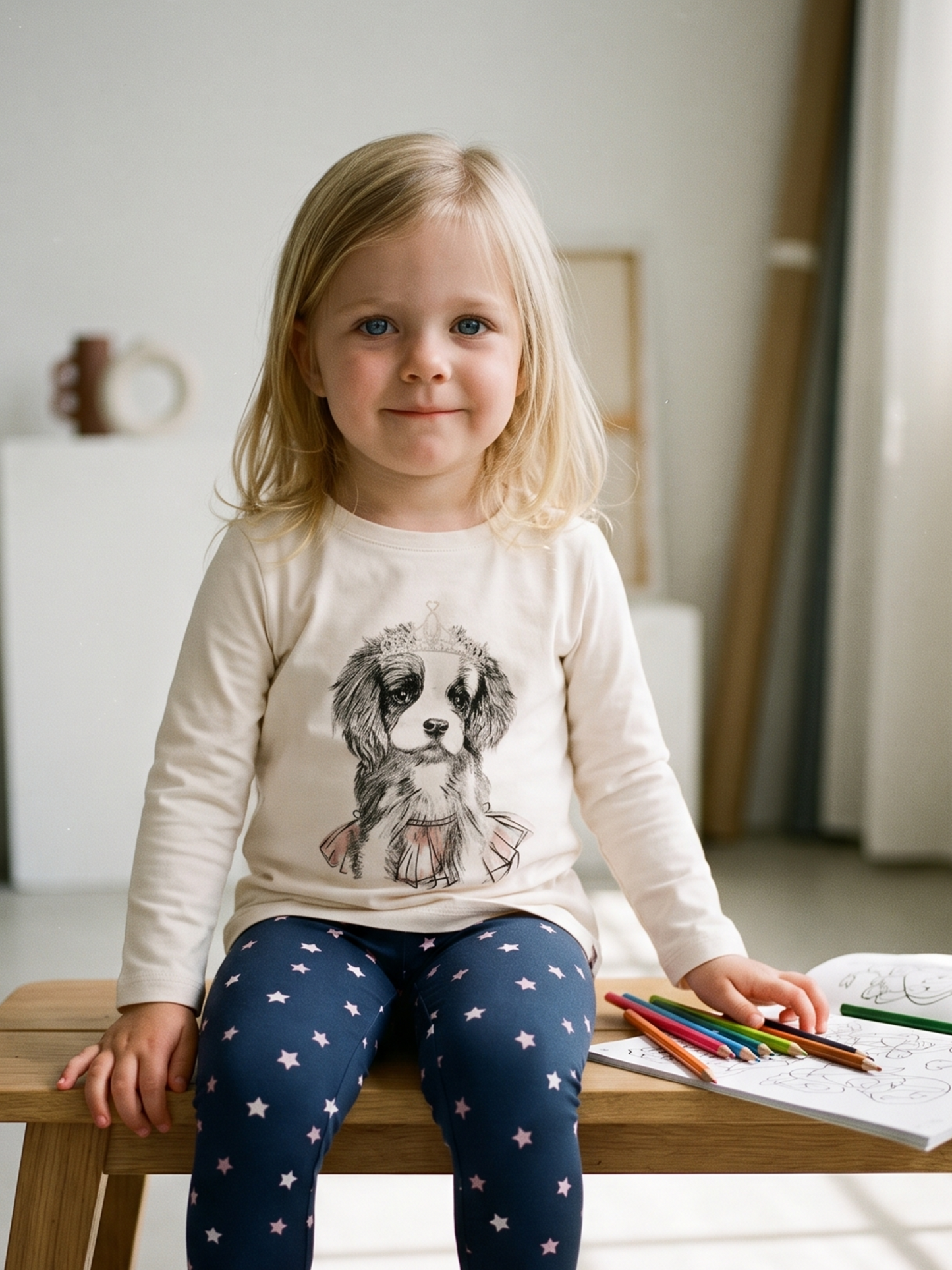 White Princess Dog | Tunika lányoknak - klasszikus szabás