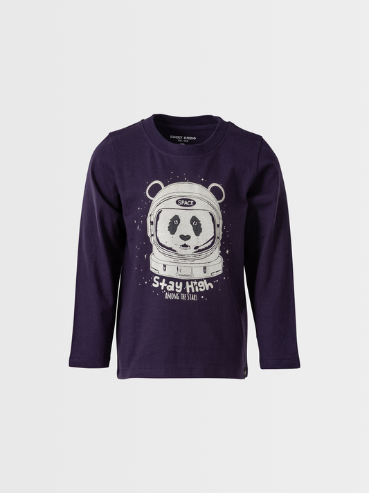 Space Panda | Hosszú ujjú póló fiúknak