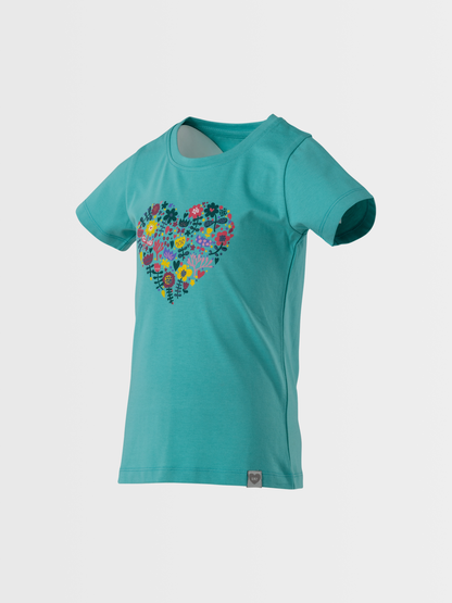 Blooming Heart | Rövid ujjú póló lányoknak