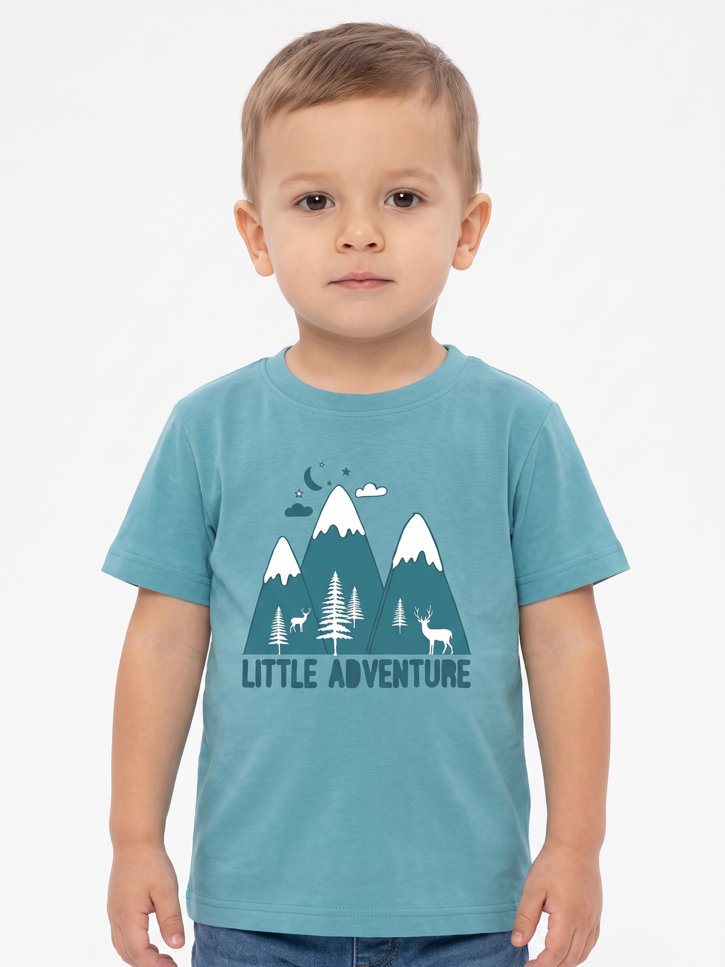 Aqua Little Adventure | Rövid ujjú póló fiúknak - klasszikus szabás