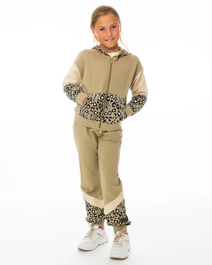 Lány melegítőnadrág Leopard