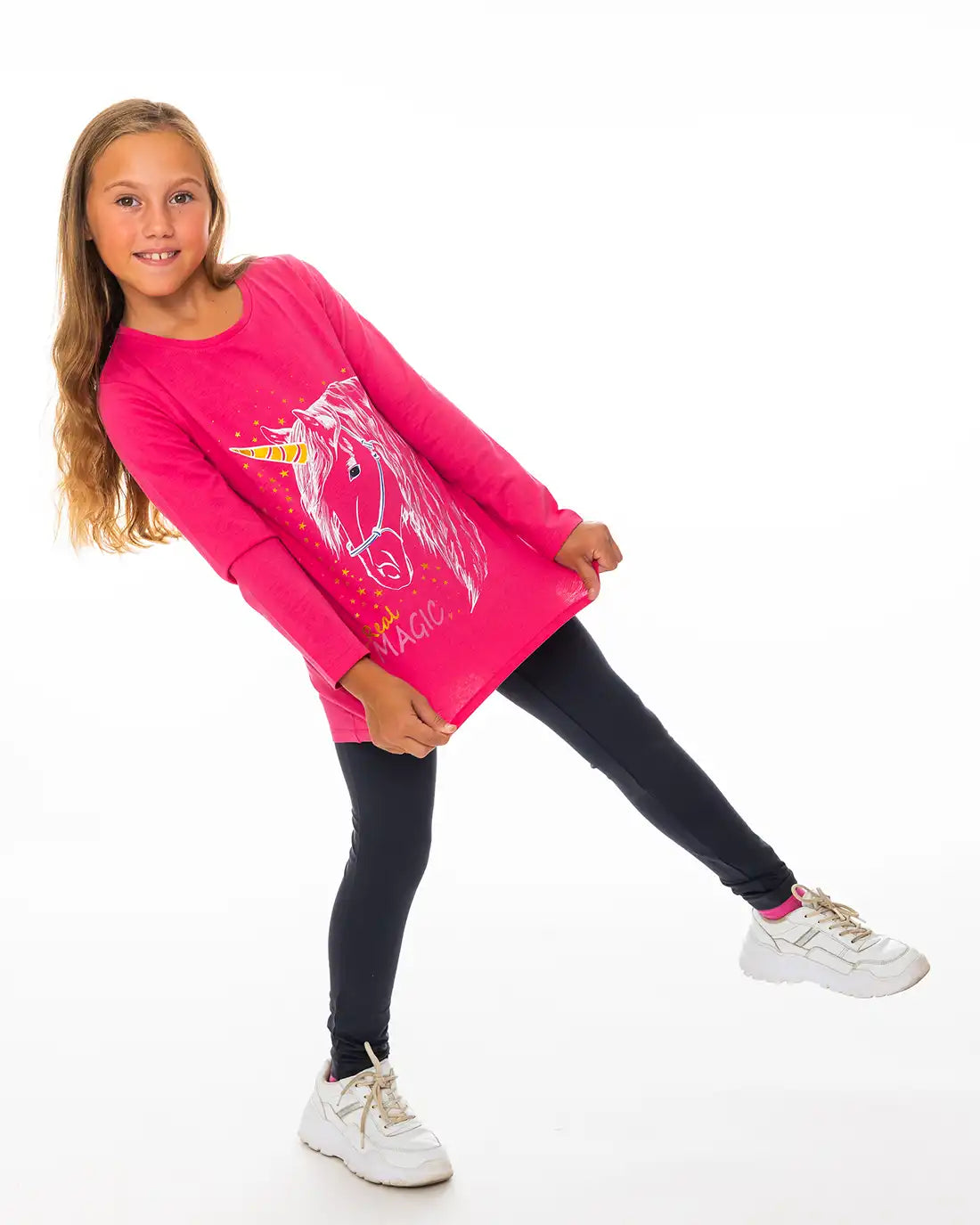 Lány Leggings Antracite