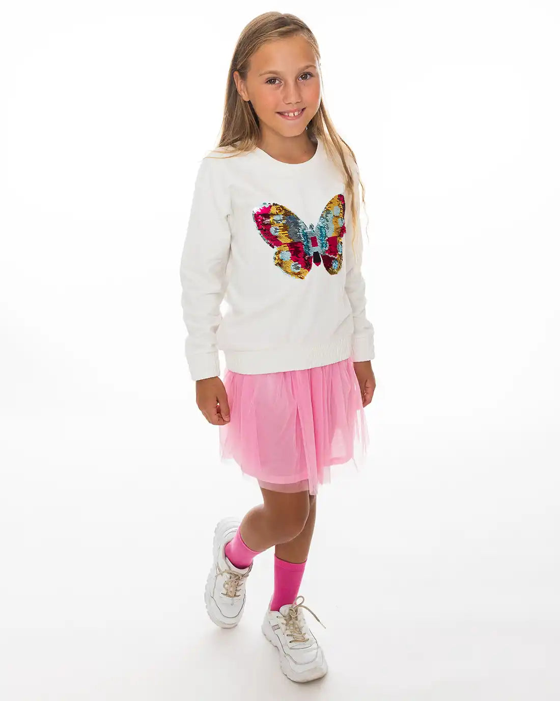 Lány pulóverek Butterfly