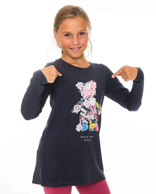 Lány tunika Antracite Teddybear