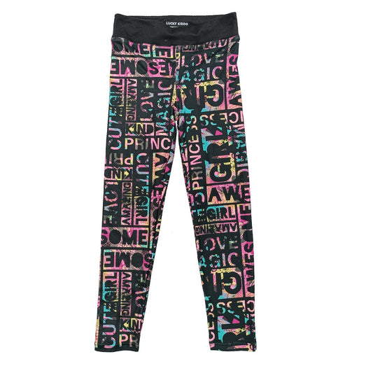 Lány leggings Awesome Black