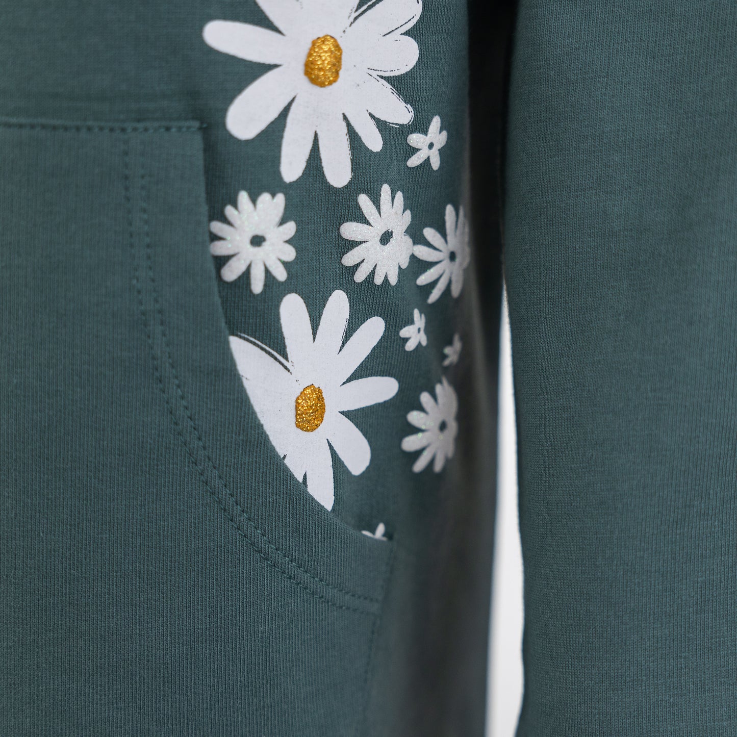 Lány Hosszú  kapucnis pulóver Daisy Delight