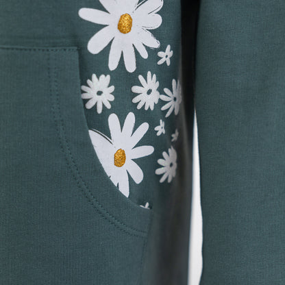 Lány Hosszú  kapucnis pulóver Daisy Delight
