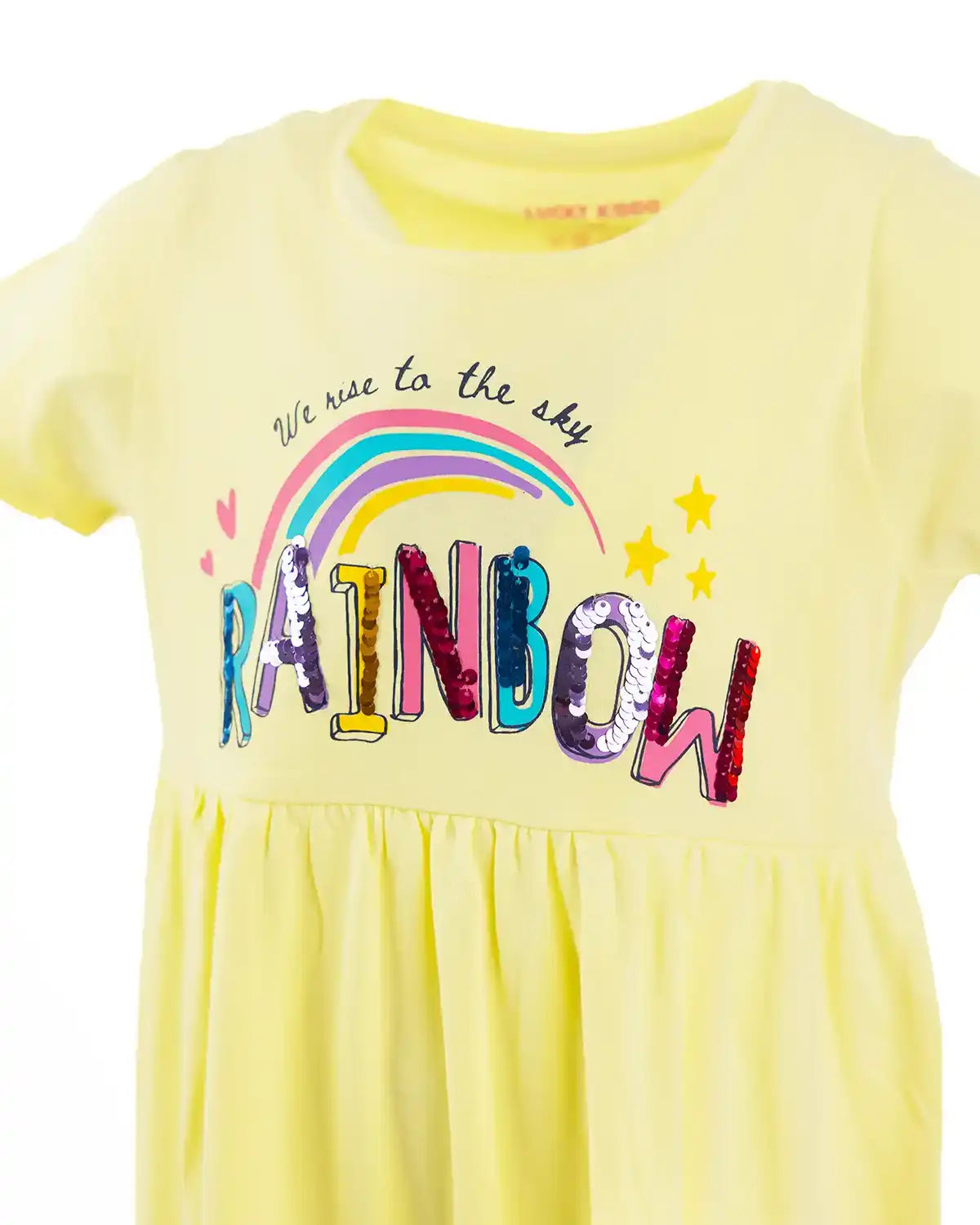 Lány ruha Yellow Rainbow