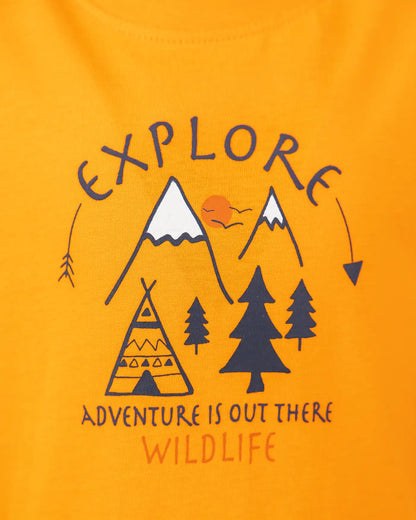 Fiú póló Wild Explorer