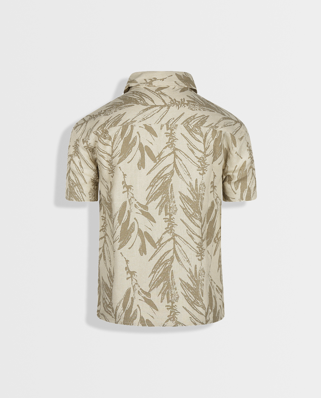 Beige Havana | Rövid ujjú ing fiúknak