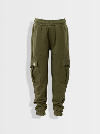Fiú melegítő nadrágok Dark Green