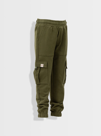 Fiú melegítő nadrágok Dark Green