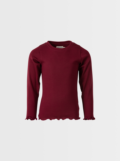 Berry Red | Hosszú ujjú póló lányoknak