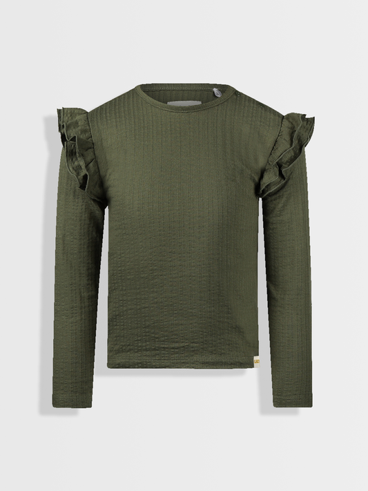 Forest Green | Hosszú ujjú póló lányoknak