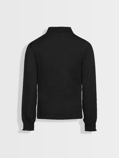 Elegant Black | Hosszú ujjú póló lányoknak