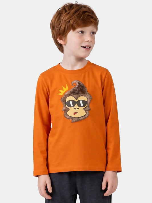 Cool Monkey | Hosszú ujjú póló fiúknak