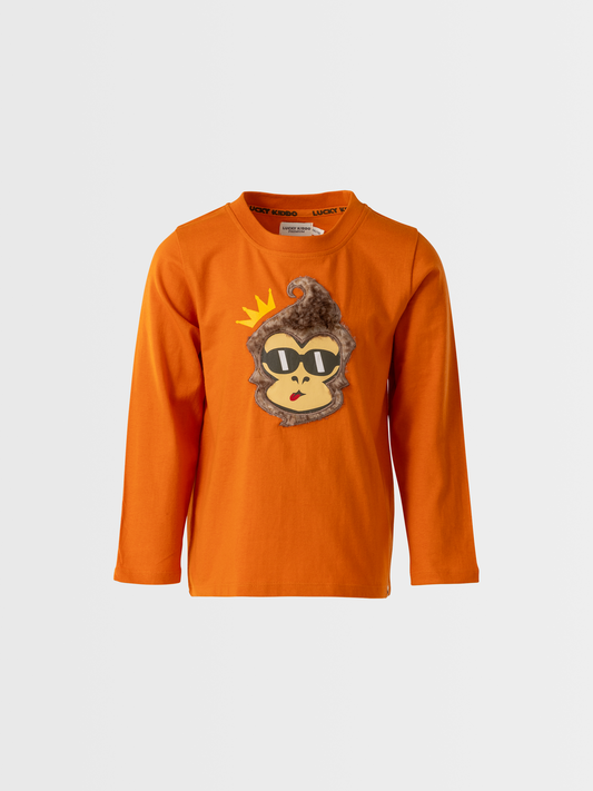 Cool Monkey | Hosszú ujjú póló fiúknak