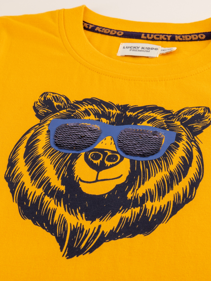 Cool Bear | Hosszú ujjú póló fiúknak