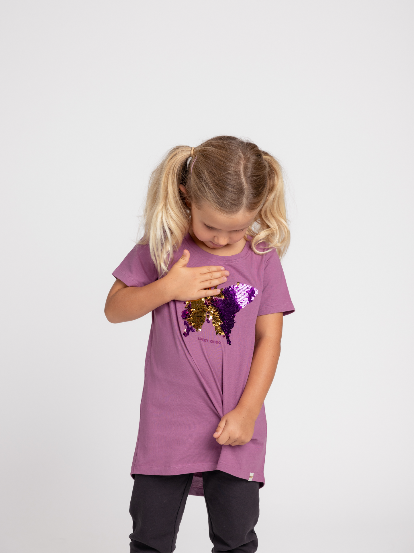 Butterfly Magic | Rövid ujjú tunika lányoknak